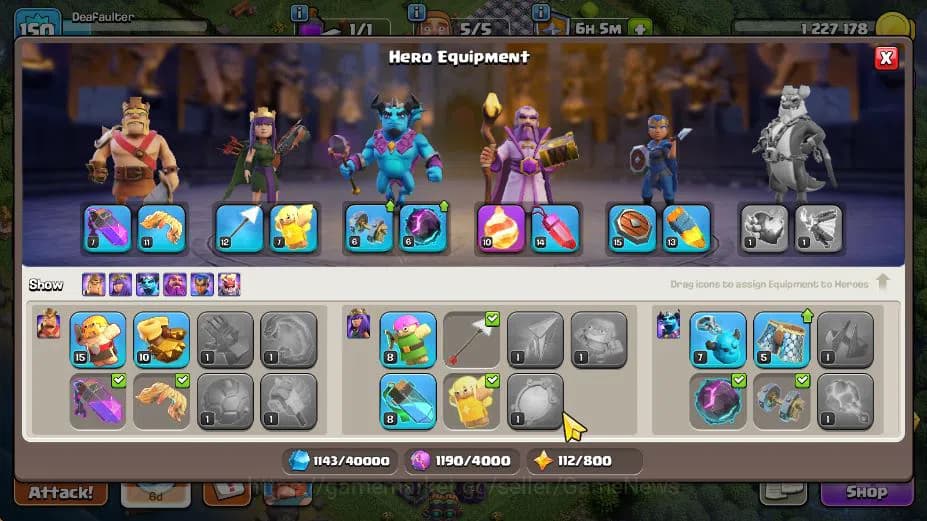 Clash of Clans Accounts TH 15-BH 8|LV 150|HH 8|BK 58,AQ 55,GW 25,MP 45,RC image 8