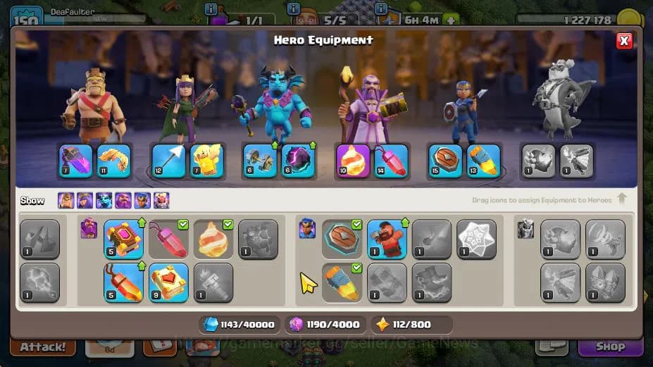 Clash of Clans Accounts TH 15-BH 8|LV 150|HH 8|BK 58,AQ 55,GW 25,MP 45,RC image 9