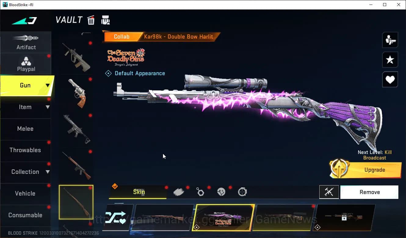 Blood Strike Accounts ASIA|ETERNAL AK47+Mele Talon+Colab 7DS(Kar98k,QBZ9 image 10