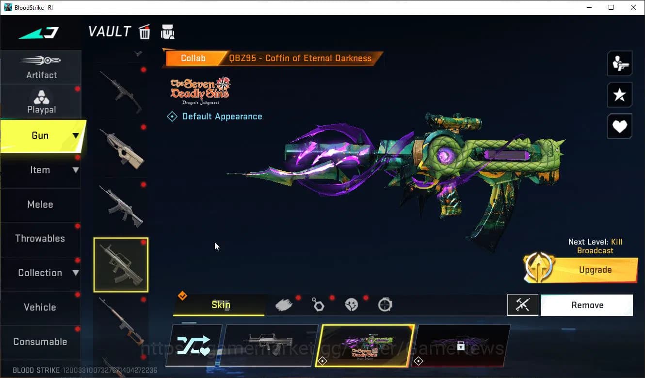 Blood Strike Accounts ASIA|ETERNAL AK47+Mele Talon+Colab 7DS(Kar98k,QBZ9 image 11