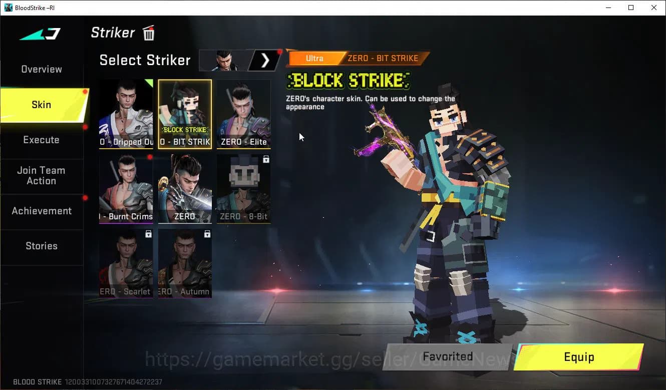 Blood Strike Accounts ASIA|ETERNAL AK47+Mele Talon+Colab 7DS(Kar98k,QBZ9 image 12