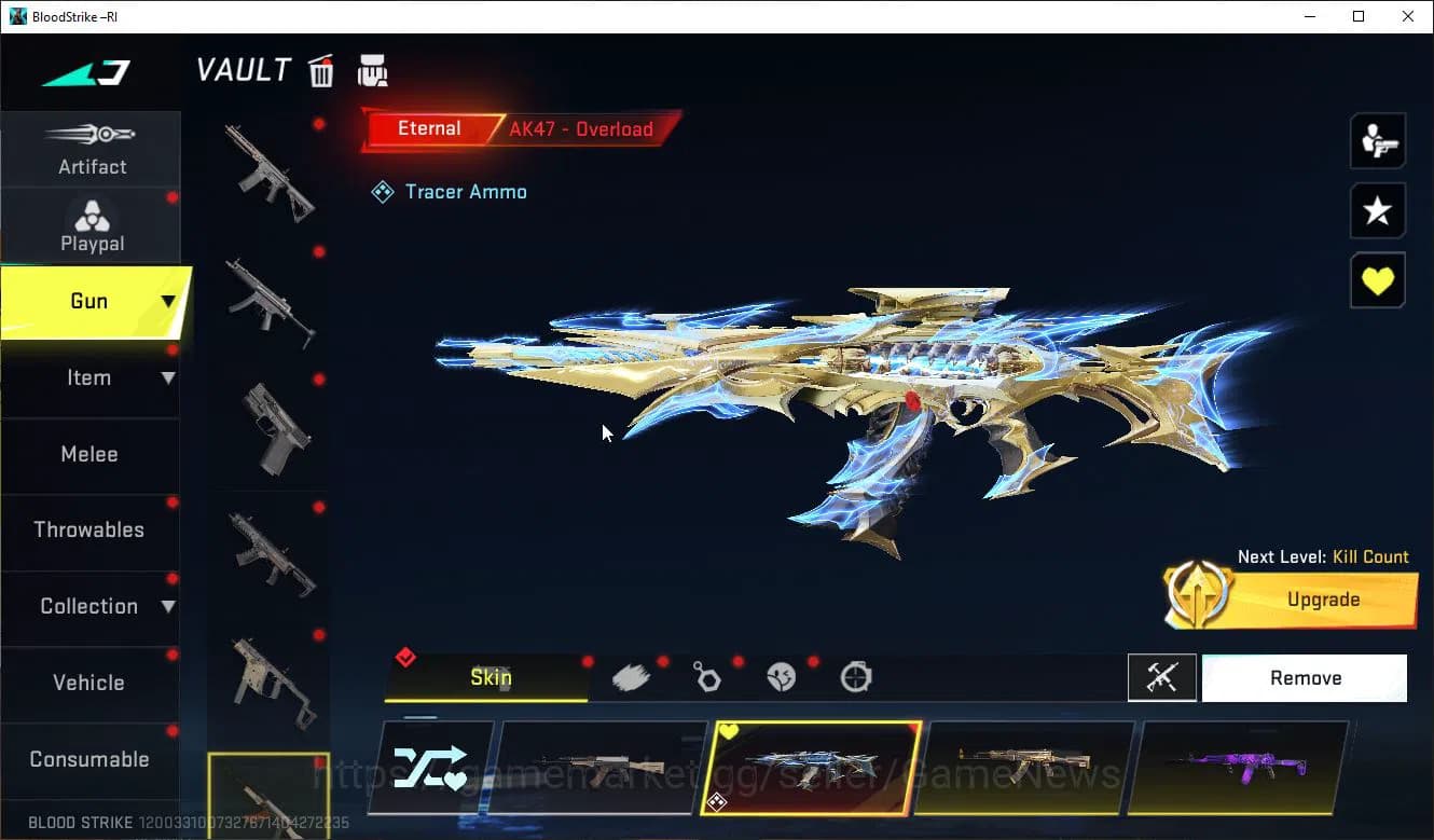 Blood Strike Accounts ASIA|ETERNAL AK47+Mele Talon+Colab 7DS(Kar98k,QBZ9 image 6