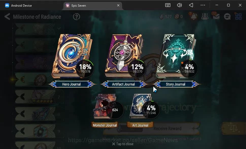 Epic Seven Accounts GLOBAL Unverif|NewEra|4 ML(E Ilynav,Belian,Specime image 5