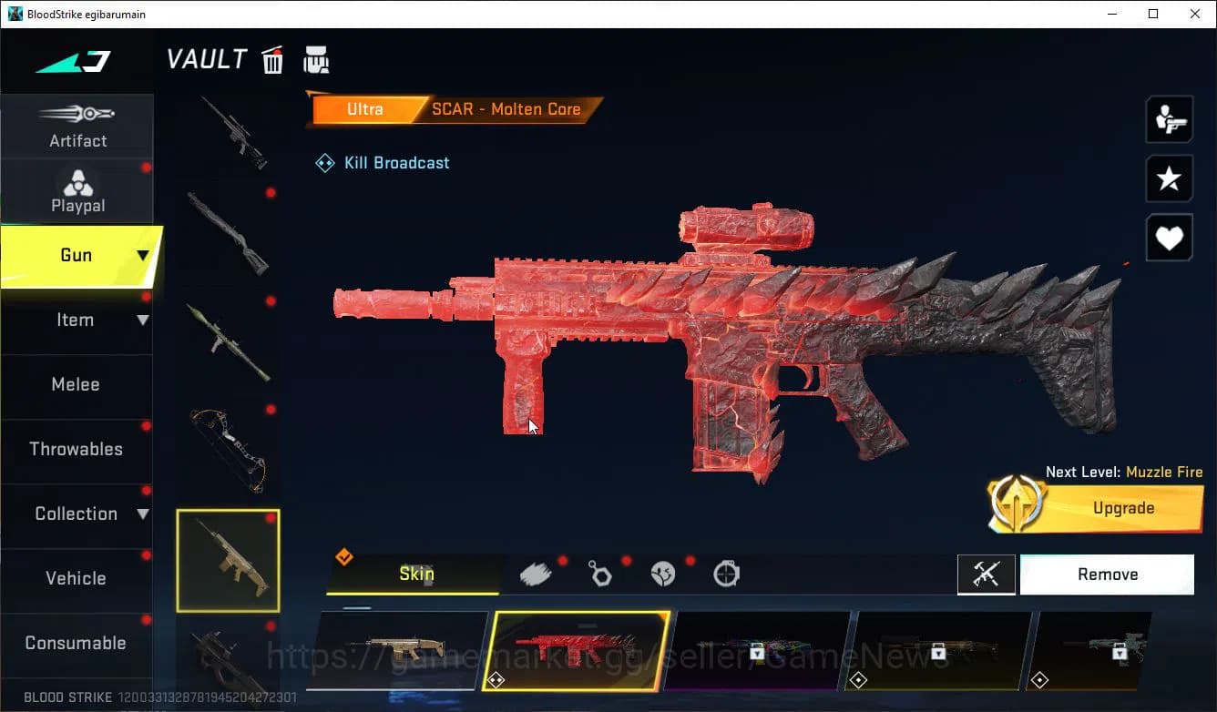 Blood Strike Accounts ASIA|ETERNAL ZERO+EVO FAL+Colab BLEACH Byakuya,EVA image 15