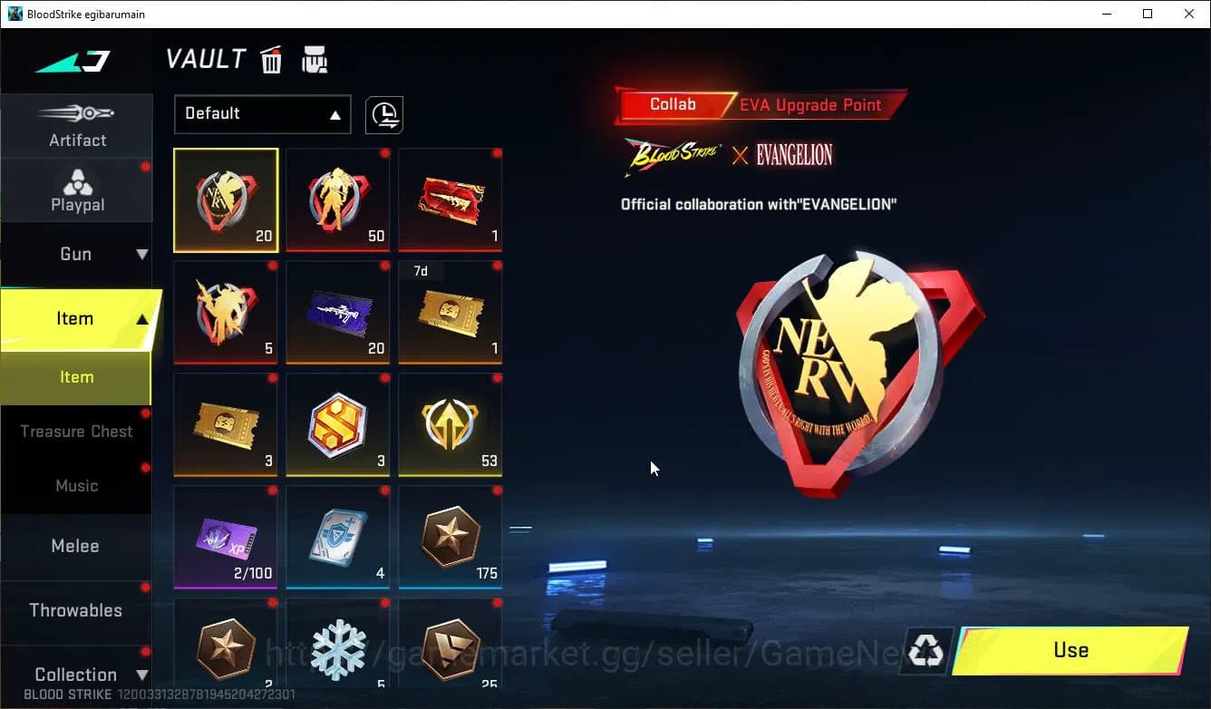 Blood Strike Accounts ASIA|ETERNAL ZERO+EVO FAL+Colab BLEACH Byakuya,EVA image 17