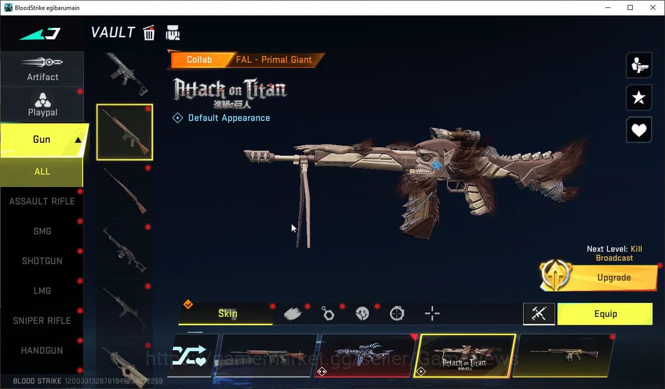 Blood Strike Accounts ASIA|ETERNAL ZERO+EVO FAL+Colab BLEACH Byakuya,EVA image 8