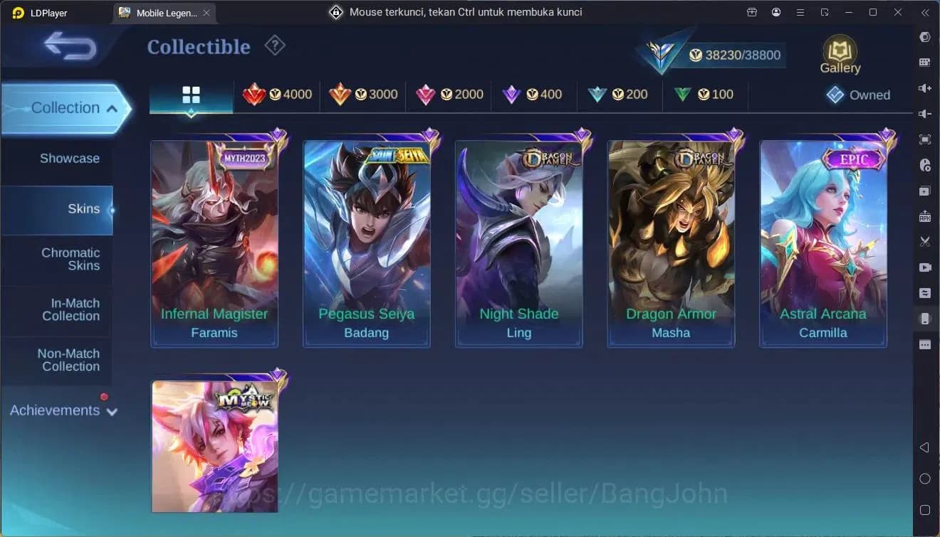 Mobile Legends: Bang Bang Accounts Global|Hero 103|Skin 185|Expert|Star Haya|CC Natal image 11