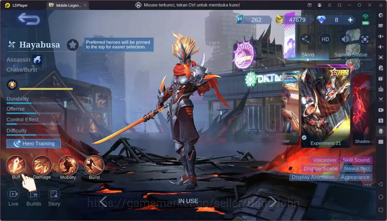 Mobile Legends: Bang Bang Accounts Global|Hero 103|Skin 185|Expert|Star Haya|CC Natal image 8