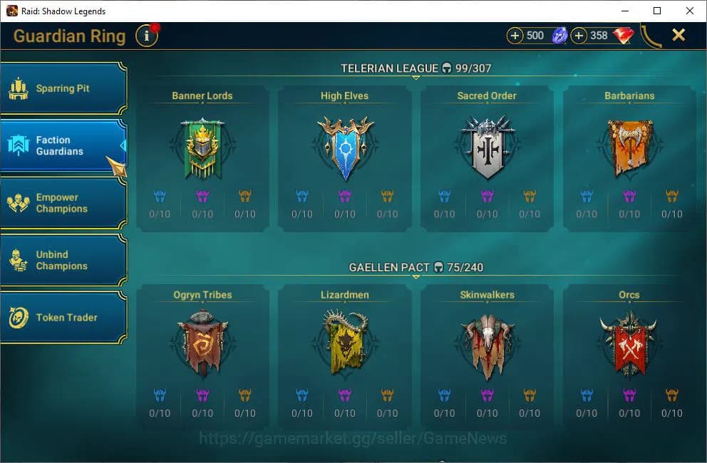 Raid: Shadow Legends Accounts Lv42 1,3M Power|2 Mythical(Arbais,Androc)|23 Legen image 11