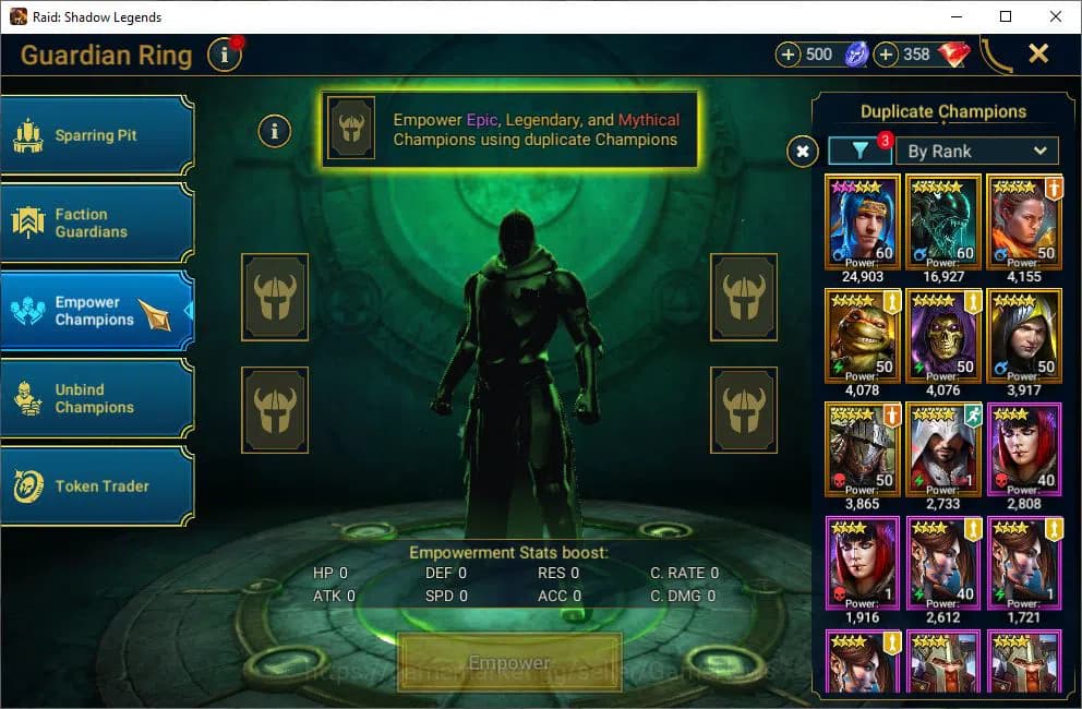 Raid: Shadow Legends Accounts Lv42 1,3M Power|2 Mythical(Arbais,Androc)|23 Legen image 12