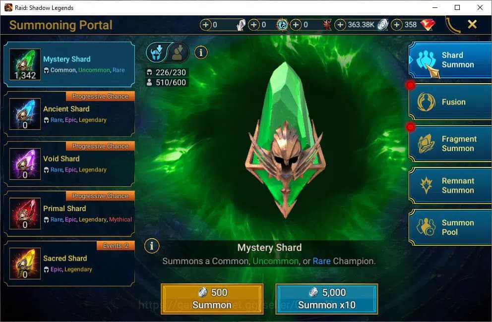 Raid: Shadow Legends Accounts Lv42 1,3M Power|2 Mythical(Arbais,Androc)|23 Legen image 19