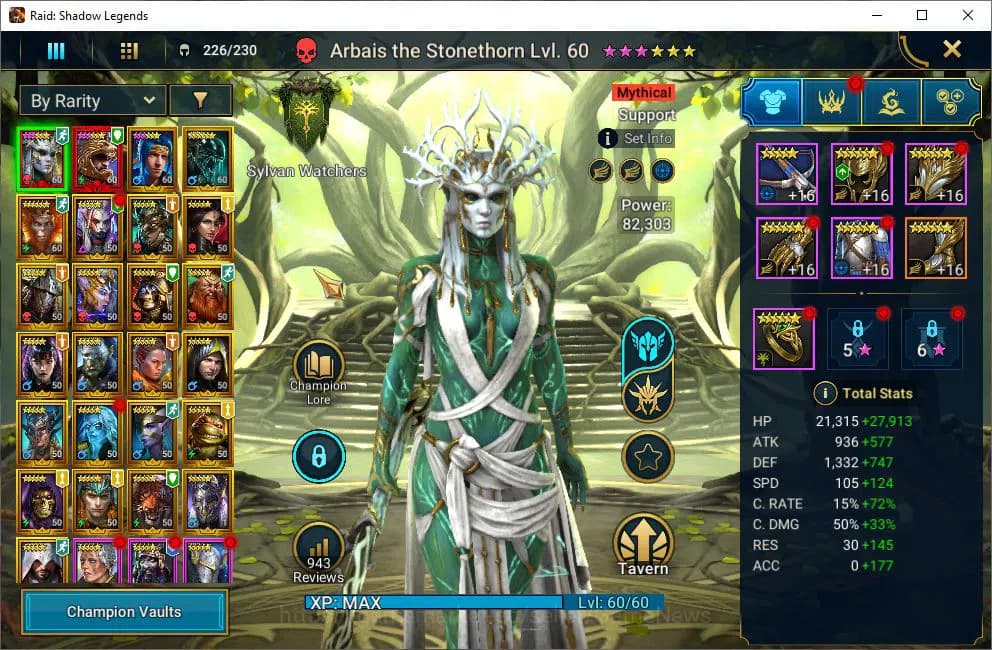 Raid: Shadow Legends Accounts Lv42 1,3M Power|2 Mythical(Arbais,Androc)|23 Legen image 3