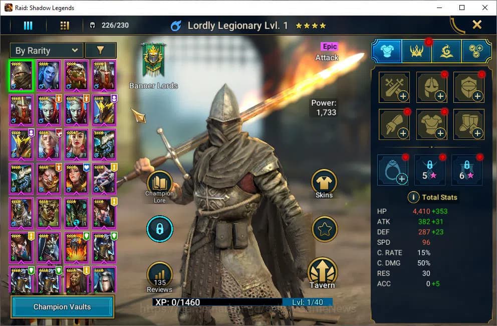 Raid: Shadow Legends Accounts Lv42 1,3M Power|2 Mythical(Arbais,Androc)|23 Legen image 6