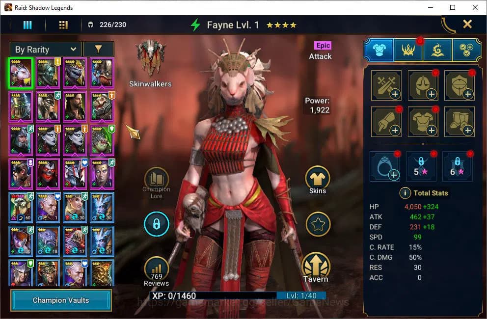 Raid: Shadow Legends Accounts Lv42 1,3M Power|2 Mythical(Arbais,Androc)|23 Legen image 7