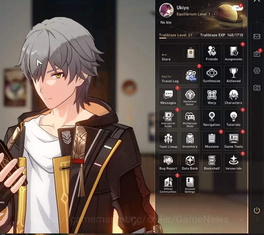 Honkai Star Rail Accounts ASIA|TL 21|5,1K SJ+13 RSP|2 Limited|Kafka,Huohuo|J image 1