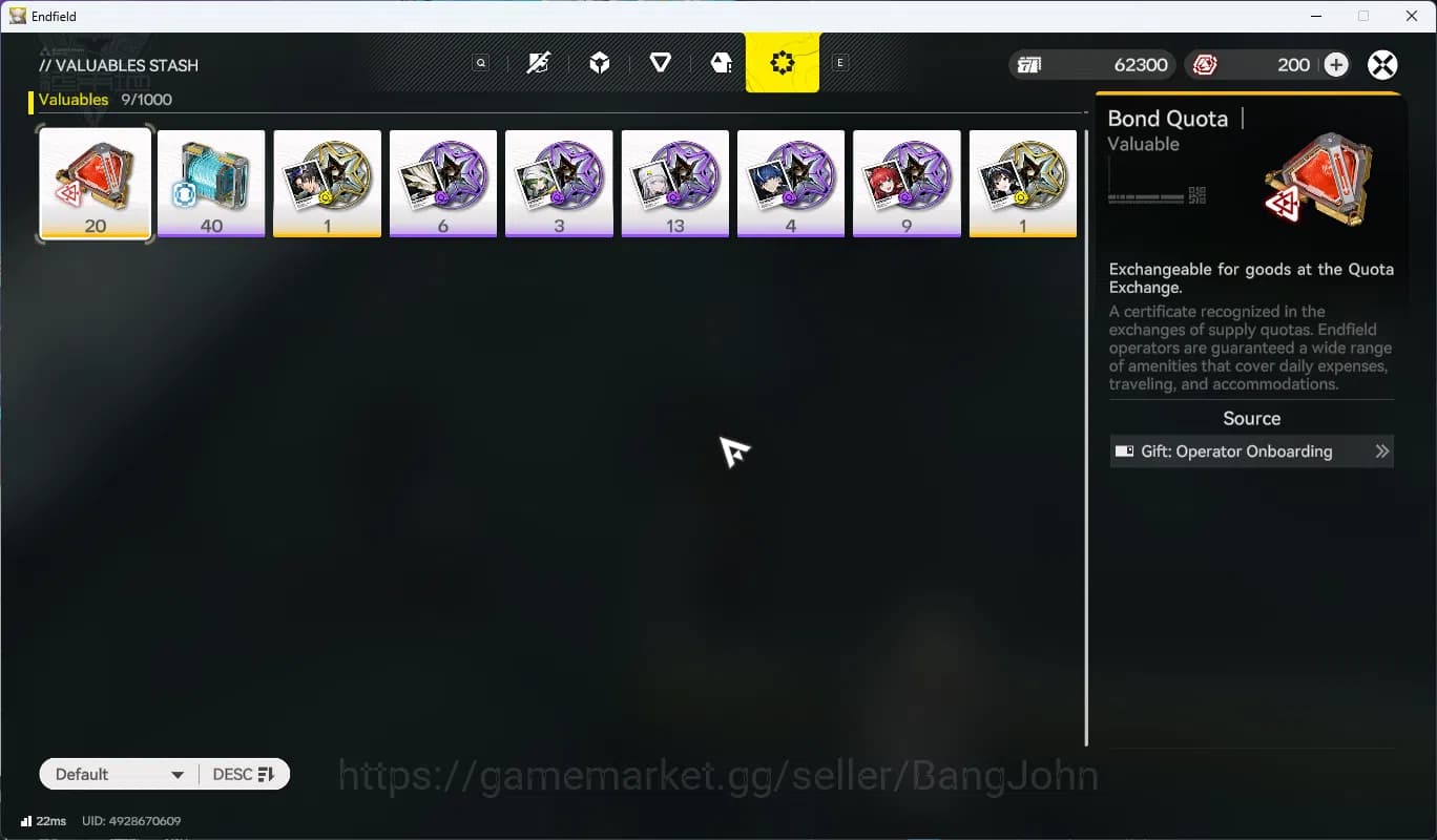 Arknights: Endfield Accounts Starter Fresh | ASIA | New Horizons On | Day 1 Sig image 5