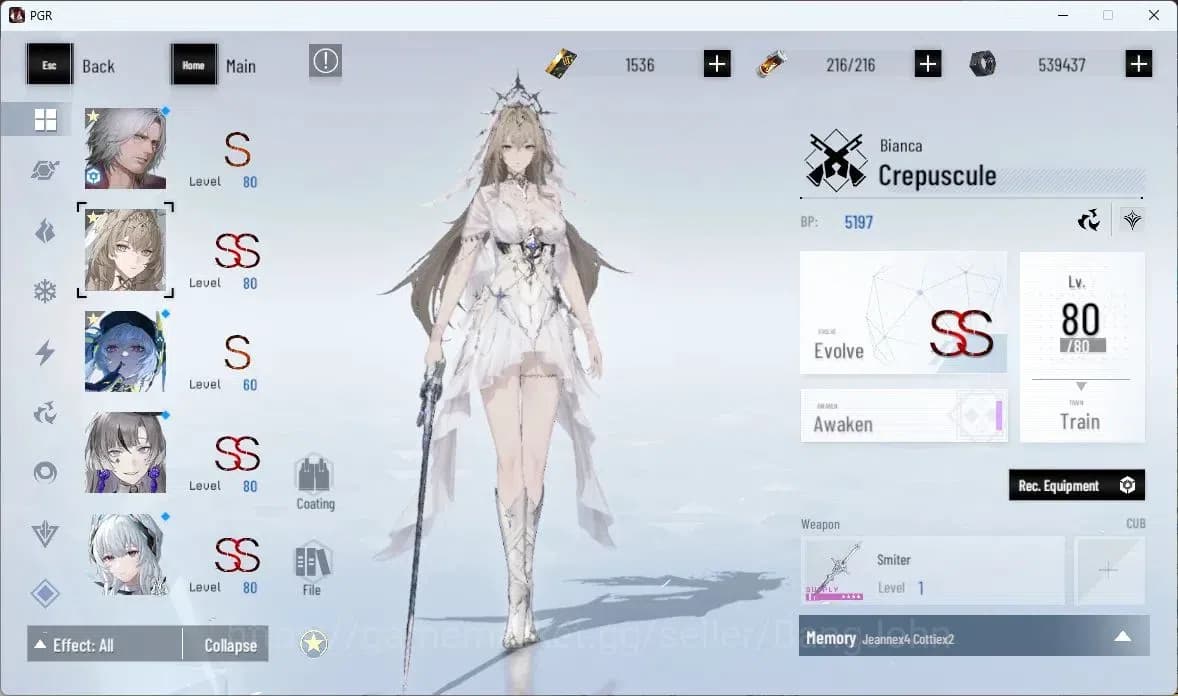 Punishing: Gray Raven Accounts ASIA|Lv 75| [S Daemonissa,S Limpidity,S Parhelion, image 12
