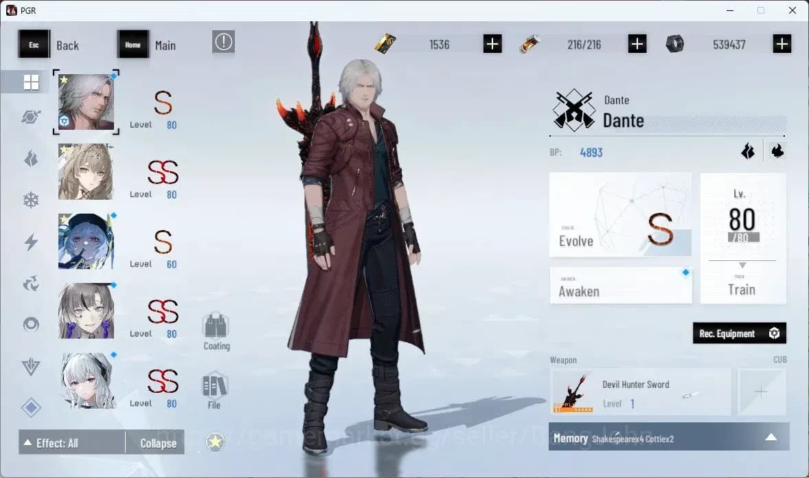 Punishing: Gray Raven Accounts ASIA|Lv 75| [S Daemonissa,S Limpidity,S Parhelion, image 13