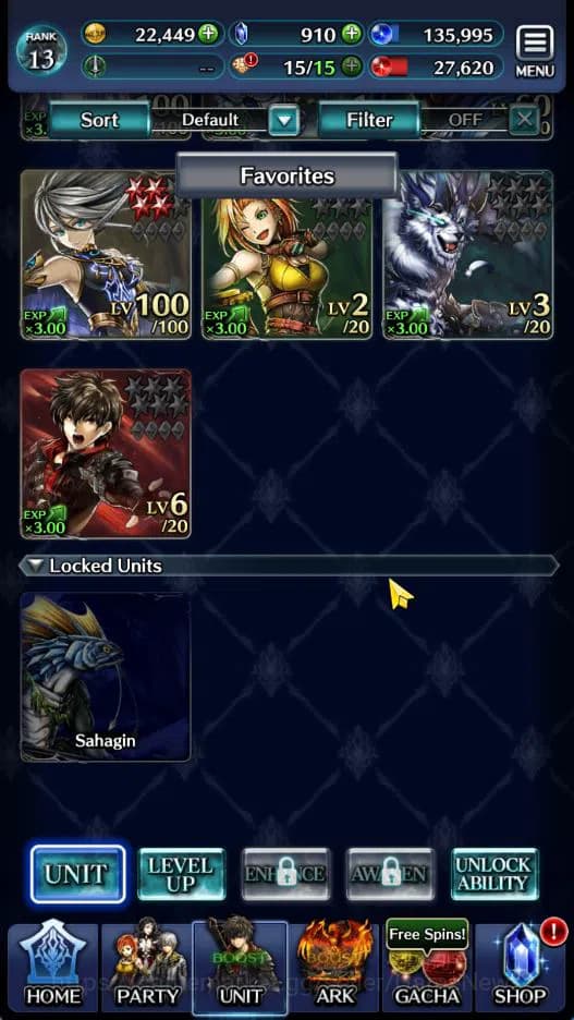 Last Cloudia Accounts GLOBAL|Rank 13|Top Tier Unit [Kanon of the Three S image 2