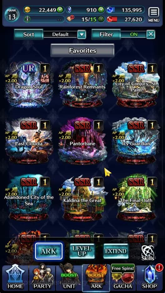 Last Cloudia Accounts GLOBAL|Rank 13|Top Tier Unit [Kanon of the Three S image 3