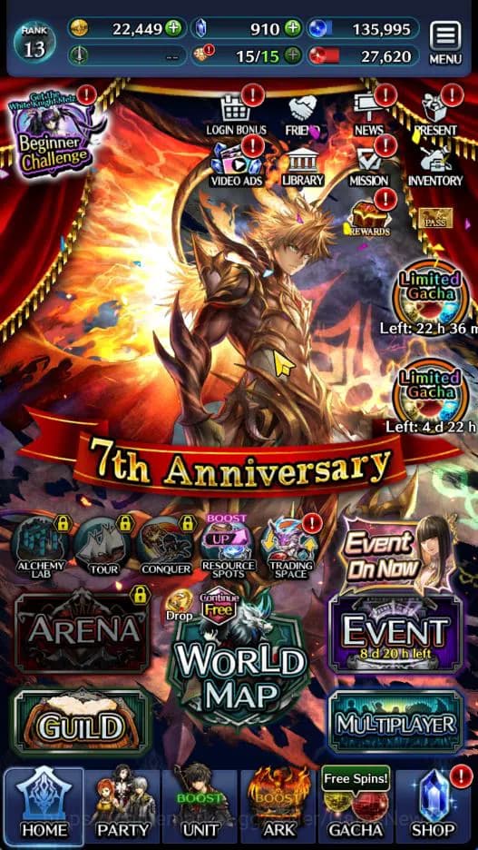 Last Cloudia Accounts GLOBAL|Rank 13|Top Tier Unit [Kanon of the Three S image 5