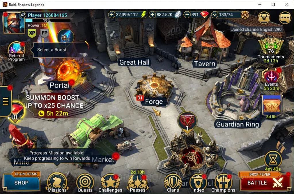 Raid: Shadow Legends Accounts Lv42 1M Power|1 Mythic(Alaz)|19 Legend(Ninja,Alice image 1