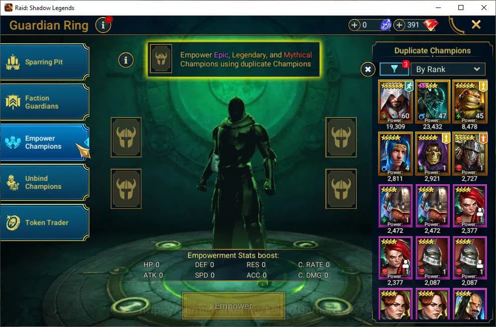 Raid: Shadow Legends Accounts Lv42 1M Power|1 Mythic(Alaz)|19 Legend(Ninja,Alice image 19