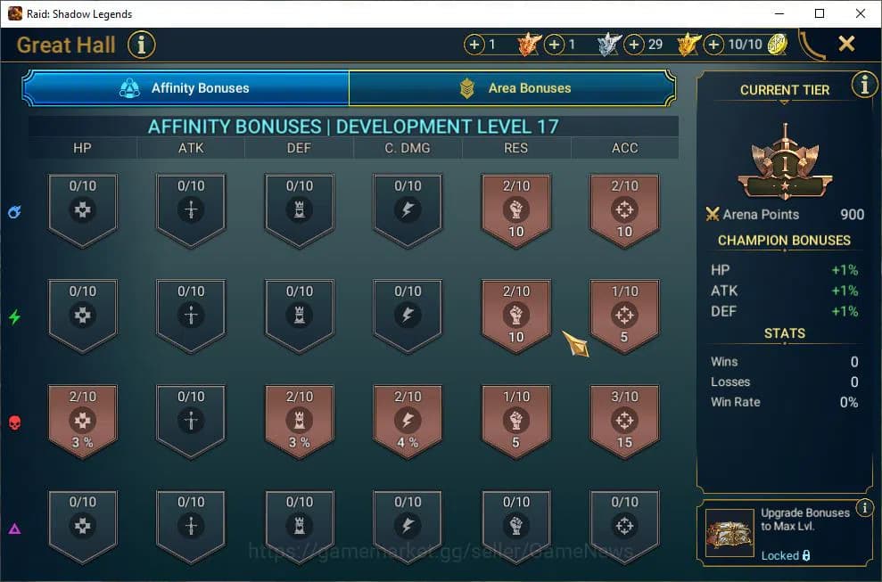 Raid: Shadow Legends Accounts Lv42 1M Power|1 Mythic(Alaz)|19 Legend(Ninja,Alice image 8