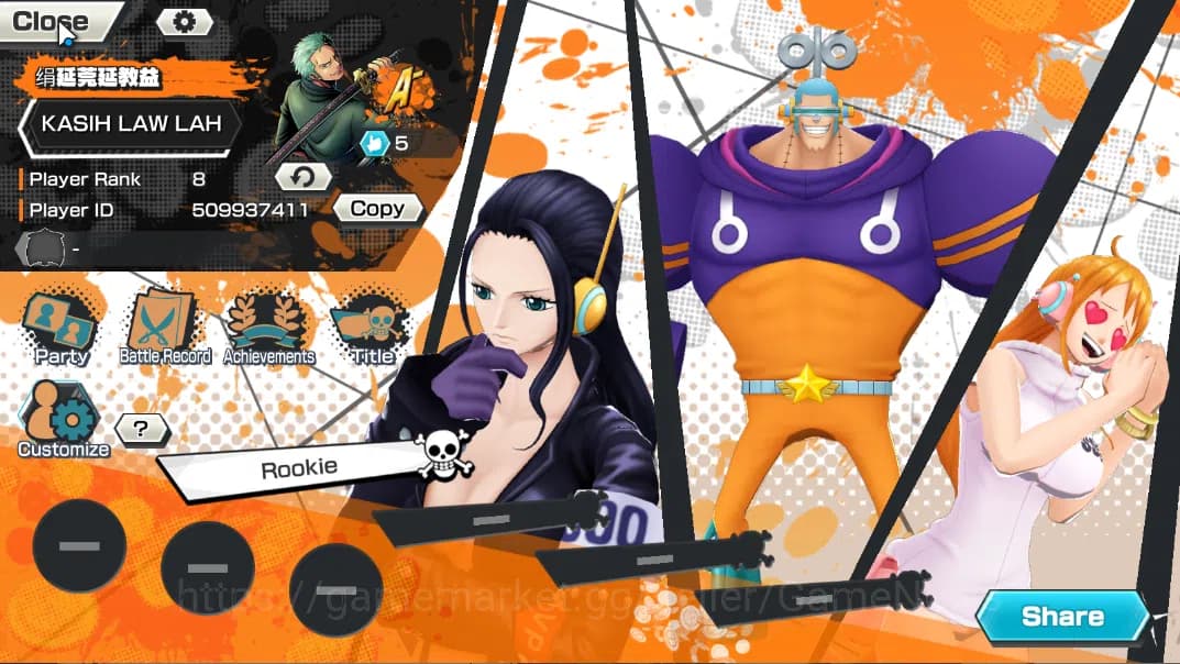 One Piece Bounty Rush Accounts Global|5 EX |MWD Monkey D.Luffy,WI Trafalgar Law,B image 2