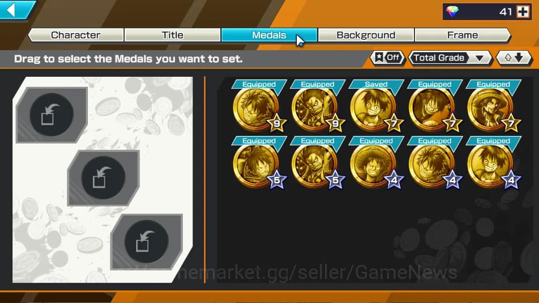 One Piece Bounty Rush Accounts Global|5 EX |MWD Monkey D.Luffy,WI Trafalgar Law,B image 3