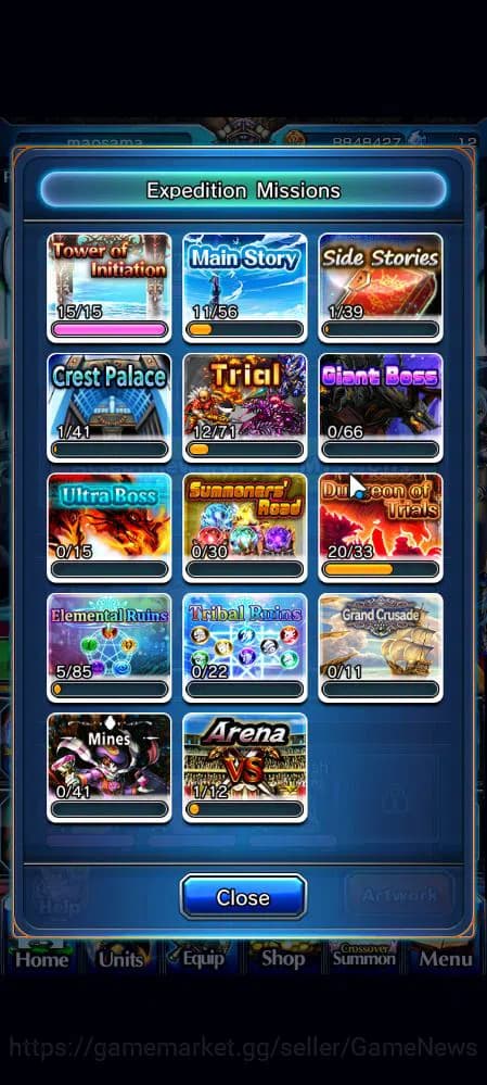 Grand Summoners Accounts Global|Rank 51|9 Ascend|InumutaTW,UP Roy,S MiyuTW, image 11