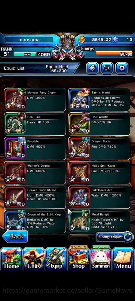 Grand Summoners Accounts Global|Rank 51|9 Ascend|InumutaTW,UP Roy,S MiyuTW, image 6