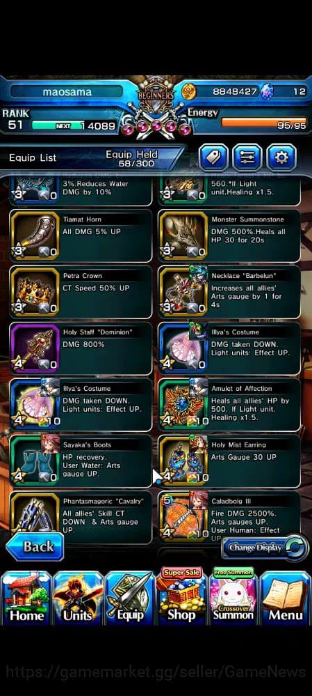 Grand Summoners Accounts Global|Rank 51|9 Ascend|InumutaTW,UP Roy,S MiyuTW, image 7