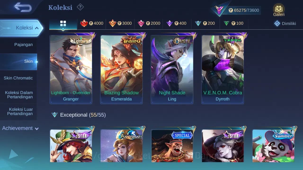 Mobile Legends: Bang Bang Accounts Hero 130 Skin 268 | Legend Franco | Stunt Chou | L image 10