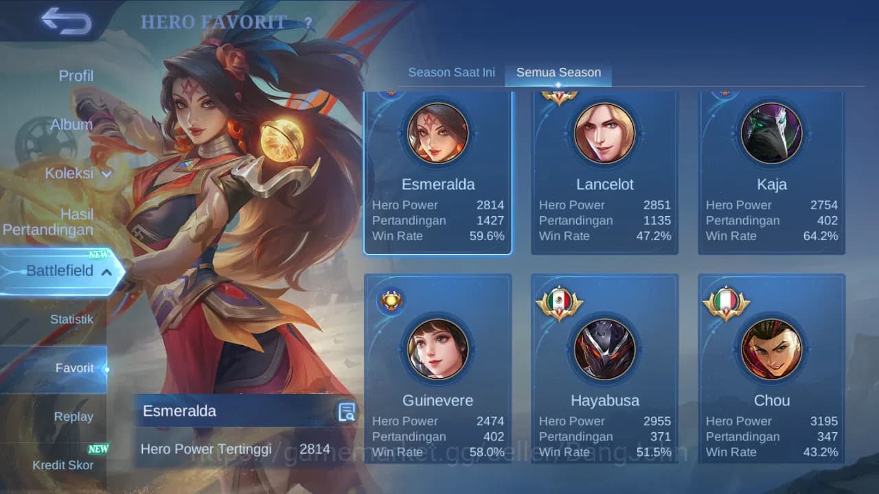 Mobile Legends: Bang Bang Accounts Hero 130 Skin 268 | Legend Franco | Stunt Chou | L image 16
