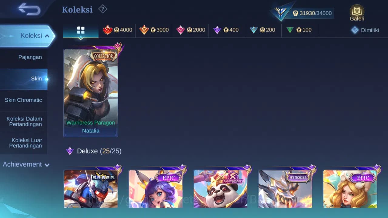 Mobile Legends: Bang Bang Accounts Hero 83 Skin 156 | CC Nata | Spongebob | Gaara | E image 2