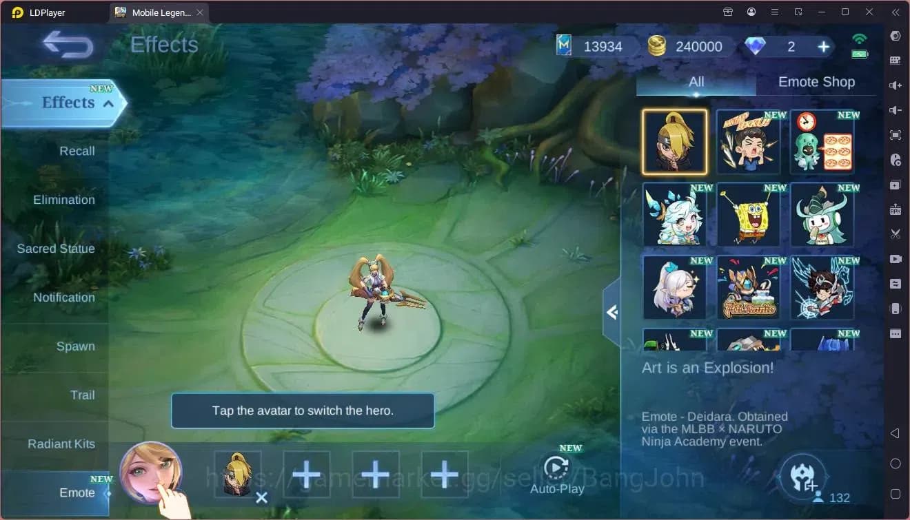 Mobile Legends: Bang Bang Accounts Global|Hero 132|Skin 380|Exalted|Legend Freya,Sabe image 9