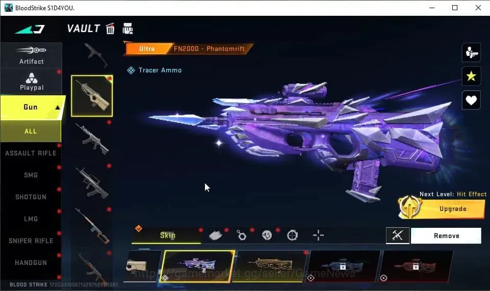 Blood Strike Accounts ASIA|4 ULTRA[ETHAN,Spear Lv2,FN2000 Lv4,Vector Lv2 image 10