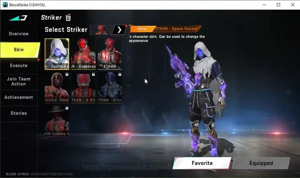 Blood Strike Accounts ASIA|4 ULTRA[ETHAN,Spear Lv2,FN2000 Lv4,Vector Lv2 image 3