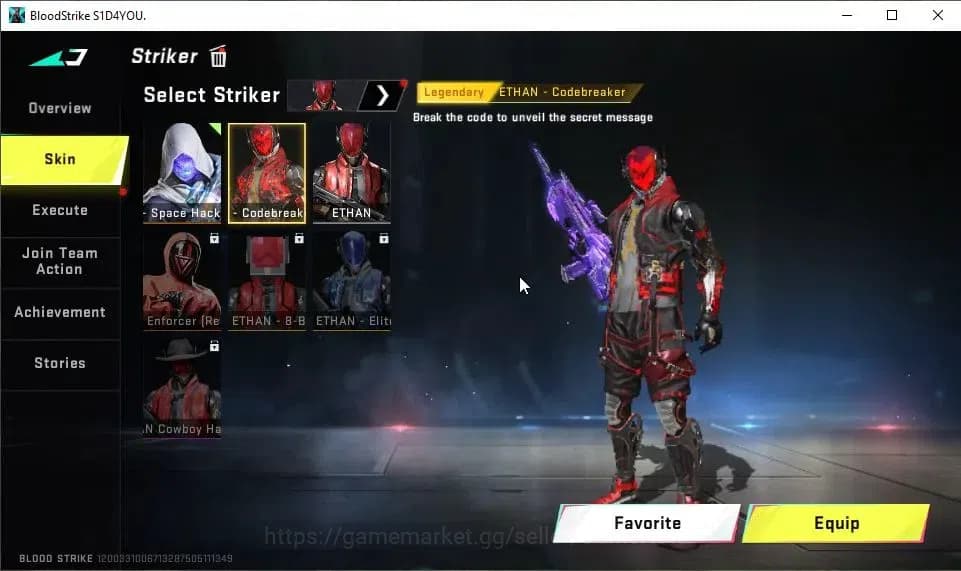 Blood Strike Accounts ASIA|4 ULTRA[ETHAN,Spear Lv2,FN2000 Lv4,Vector Lv2 image 4