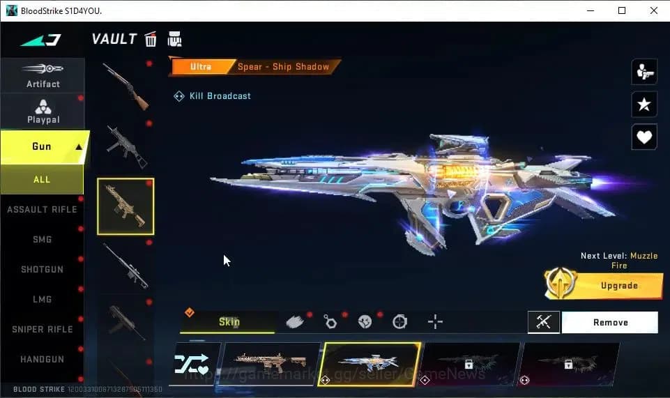 Blood Strike Accounts ASIA|4 ULTRA[ETHAN,Spear Lv2,FN2000 Lv4,Vector Lv2 image 7