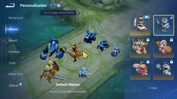 Honor of Kings Accounts global | hero 112, skin 278 luban conan, marcopolo image 11