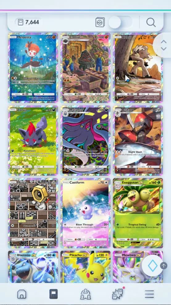 Pokémon TCG Pocket Accounts EN 7,6K Card|151 EX|3 Crown [Lugia,Aegislash,Bombi image 17