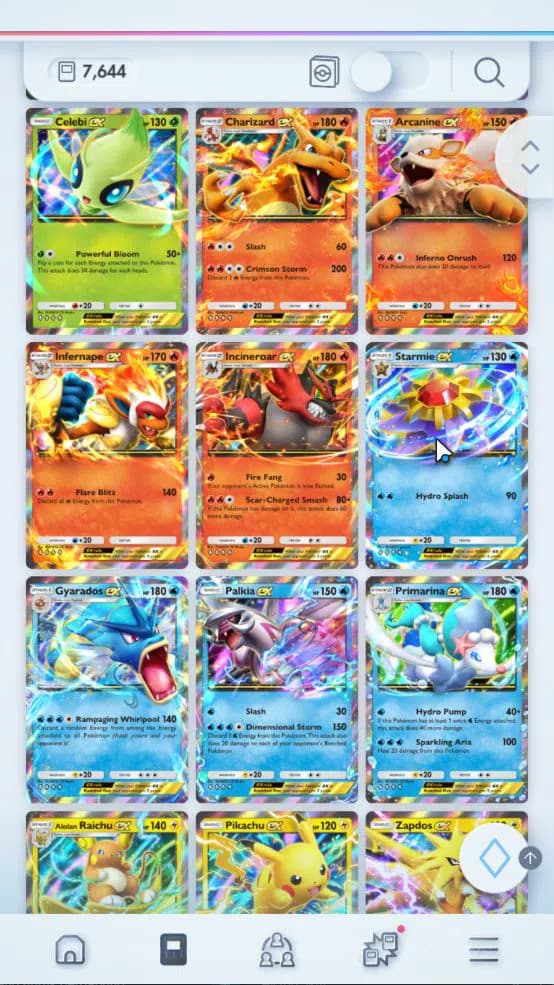 Pokémon TCG Pocket Accounts EN 7,6K Card|151 EX|3 Crown [Lugia,Aegislash,Bombi image 20