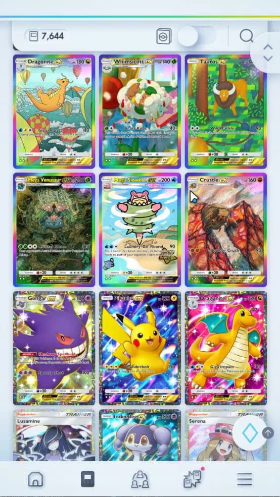Pokémon TCG Pocket Accounts EN 7,6K Card|151 EX|3 Crown [Lugia,Aegislash,Bombi image 6