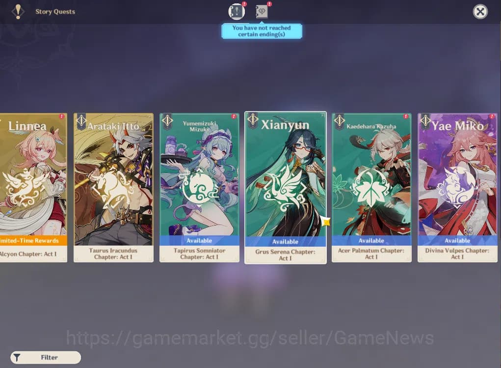 Genshin Impact Accounts ASIA|AR 50|6 Limited +2(*5Weapon)|Skirk,Citlali,Ma image 12