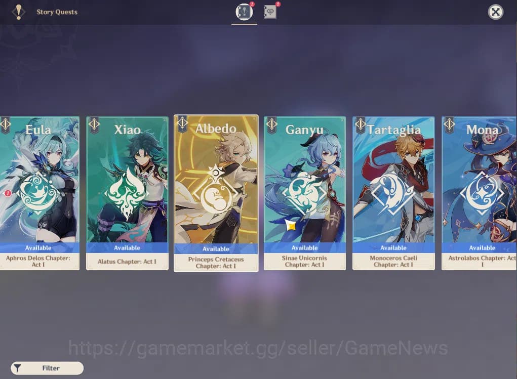 Genshin Impact Accounts ASIA|AR 50|6 Limited +2(*5Weapon)|Skirk,Citlali,Ma image 13