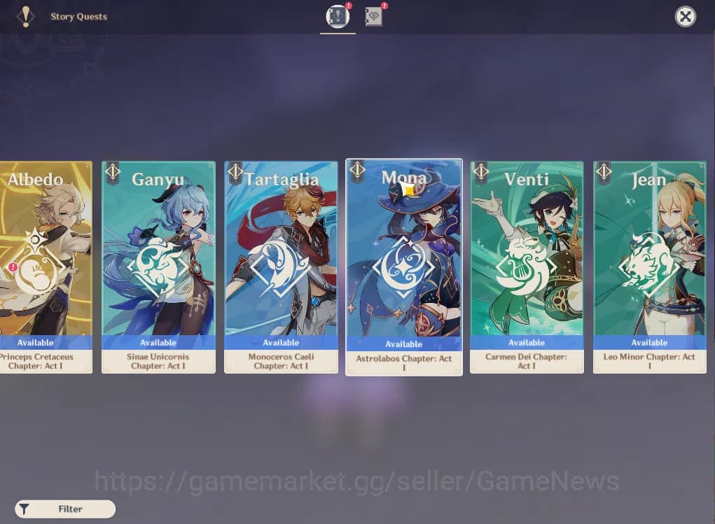 Genshin Impact Accounts ASIA|AR 50|6 Limited +2(*5Weapon)|Skirk,Citlali,Ma image 14