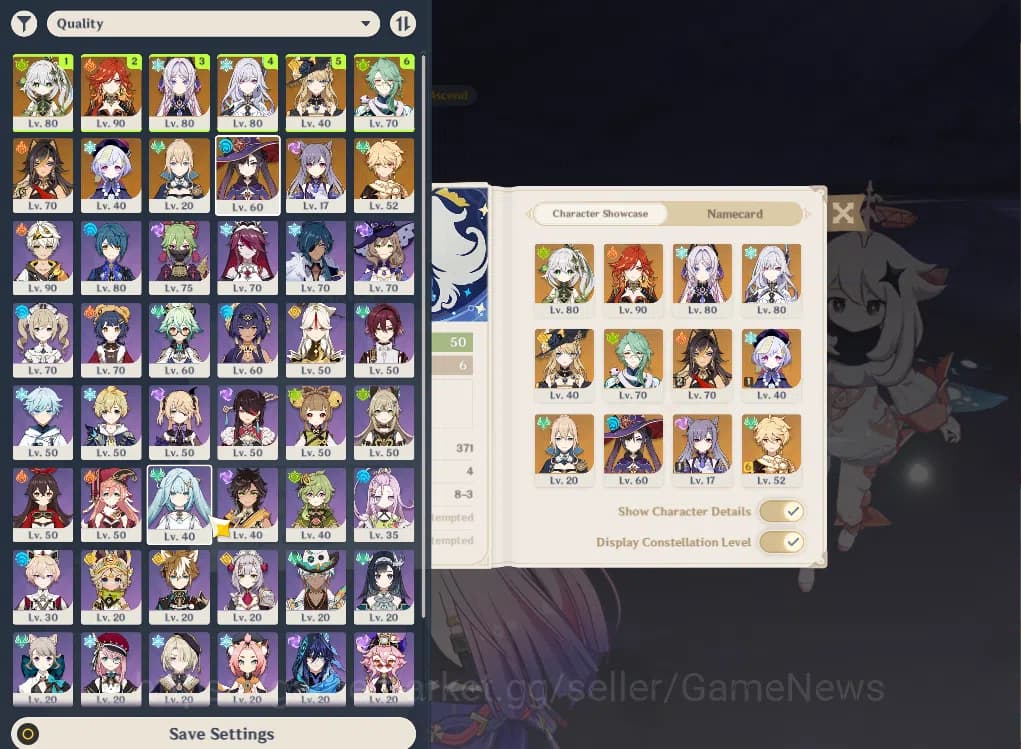 Genshin Impact Accounts ASIA|AR 50|6 Limited +2(*5Weapon)|Skirk,Citlali,Ma image 2