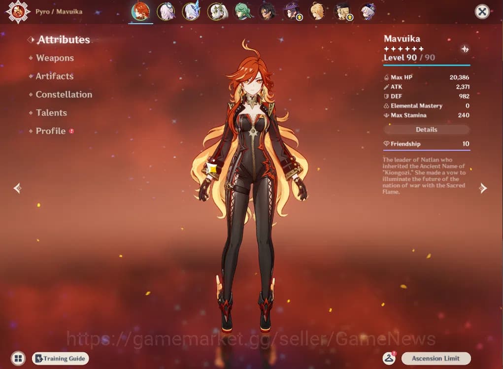 Genshin Impact Accounts ASIA|AR 50|6 Limited +2(*5Weapon)|Skirk,Citlali,Ma image 4